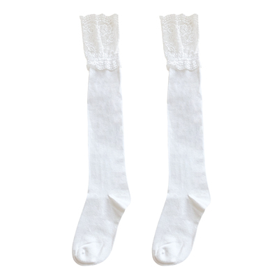 蕾丝花边堆堆袜女春夏显瘦