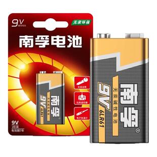 南孚官方正品9v方块碱性电池9伏万用表电池适电动玩具烟雾报警器无线门铃网线测试仪电源适配器红外线测温仪V