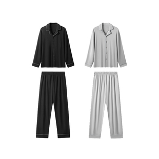 影视飓风家居服套装STORMCREW柔软保暖7A抗菌睡衣长袖秋冬情侣款