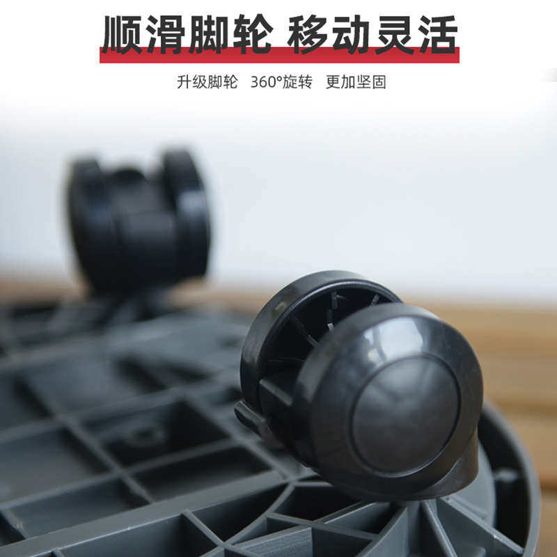 万向轮加厚移动花盆托盘防漏水接水盘家用滚轮圆形底托塑料大尺寸