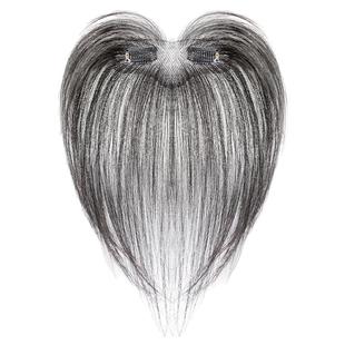 佳丽仟丝胎毛刘海假发片女头顶自然前额真发隐形轻薄发际线假发贴