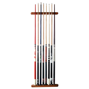 台球杆架壁挂球杆架实木公杆靠杆器放置大头小头台球厅桌球杆配件