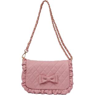 Seraphim原创菱格心事Lolita菱格包日系少女纯色链条单肩包腋下包