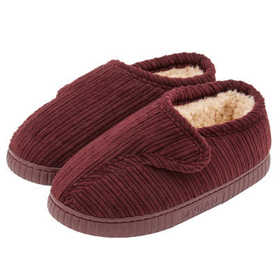 棉拖鞋防滑老人女款包跟2025新款