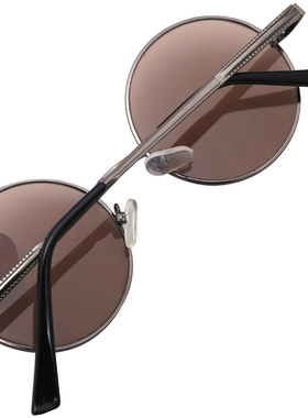 全框圆形天然水晶太子镜