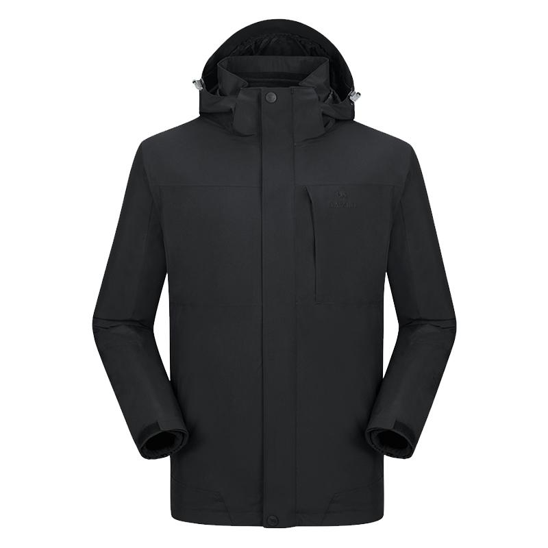 Camel骆驼冲锋衣三合一女款高级感外套可拆卸户外防风防水登山服