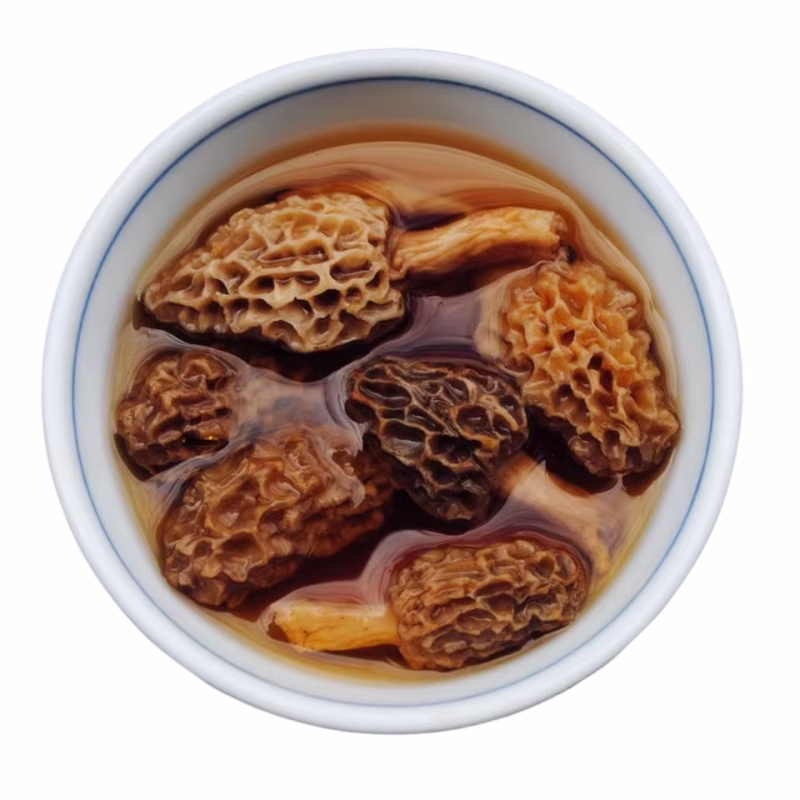 纯野生的羊肚菌菌香美味