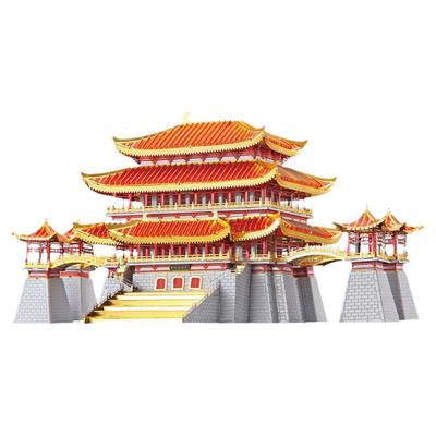芙蓉园3d立体金属拼图古建筑模型