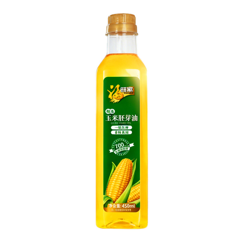 福旺家玉米胚芽油450ml小瓶玉米油