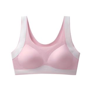 婷美初高中生少女内衣桑蚕丝杯青春发育期二三阶段运动防震文胸