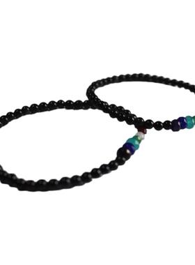 POWER！权志龙gd同款七色黑曜石手链小众气质高级感手串手饰男女