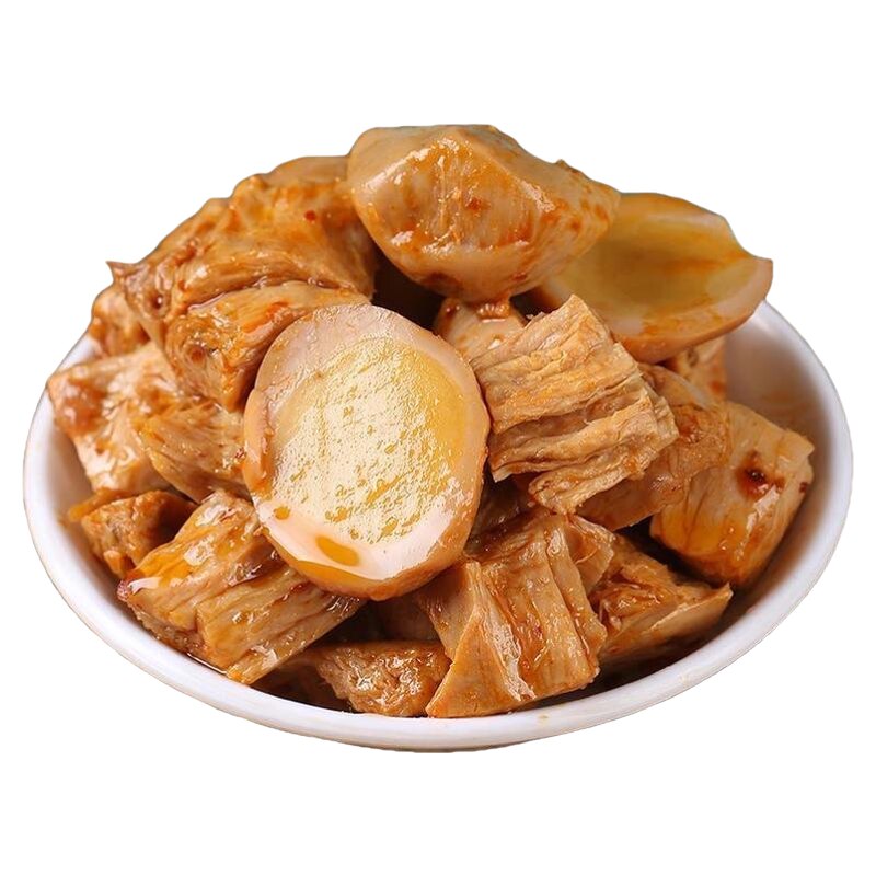 鹌鹑蛋豆干香辣即食手撕素肉烧烤味豆腐干卤蛋解馋休闲小吃零食
