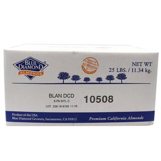 美国进蓝钻杏仁片粉整箱雪花烘焙专用巴旦木扁桃仁商用薄脆糯米船