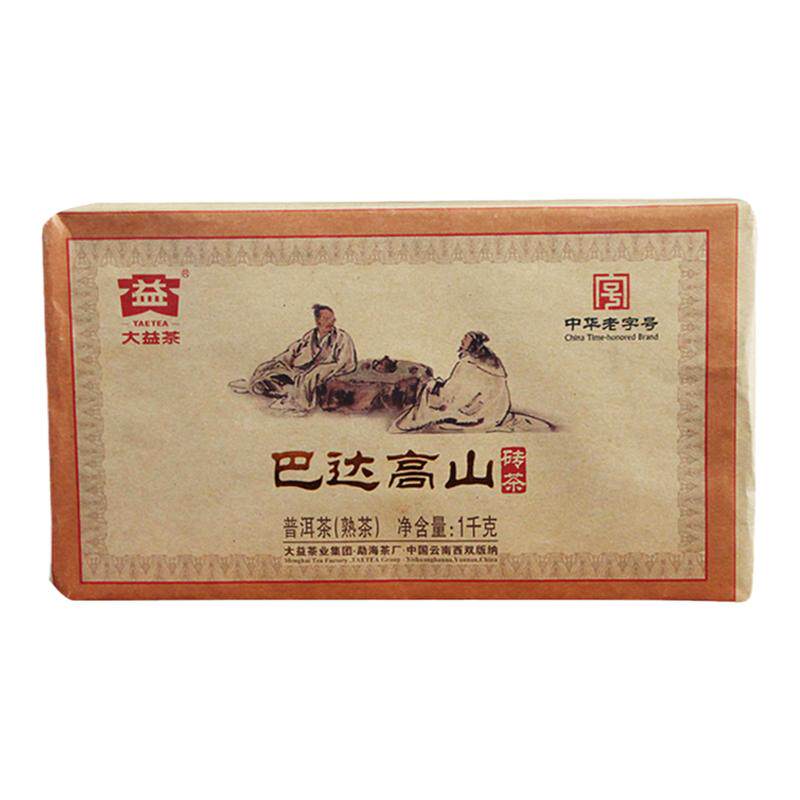 大益普洱茶熟茶巴达云南勐海茶叶