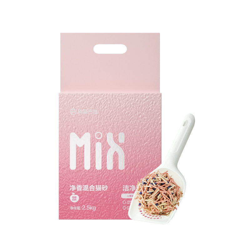 【百补】网易严选净香混合猫砂豆腐砂除臭无尘强结团膨润土不粘底