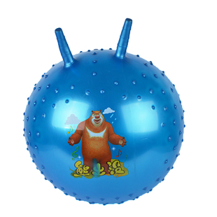 幼儿园大号带刺感统训练羊角按摩球跳跳猪类儿童玩具弹力耳朵皮球