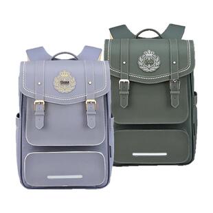 九微米9um*卡拉羊书包中学生科技气囊剑桥包减负男双肩包女新款