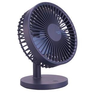 叁活办公室桌面USB小风扇可充电摇头台式小型便携式学生宿舍床上露营家用手持电风扇大风力无线电扇logo定制