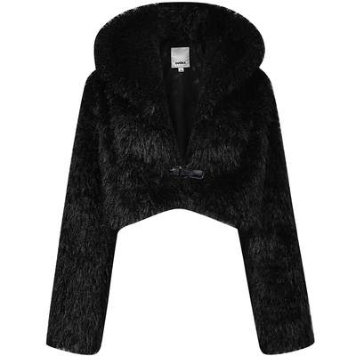 GUUKAHERO毛绒外套短款