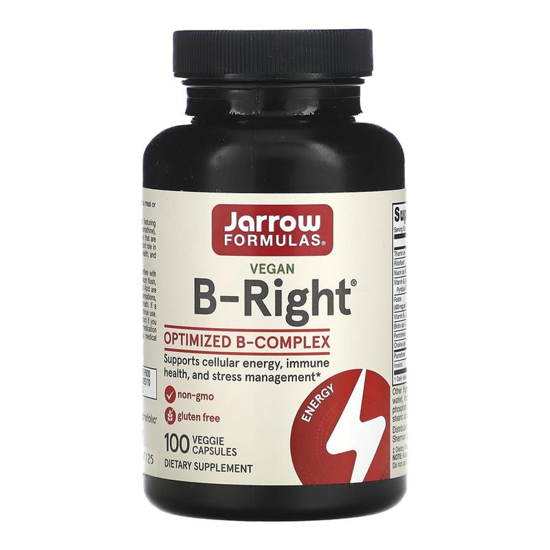 Jarrow复合维生素B族助消化加速提高新陈代谢B1B2B6B12VB胶囊减脂