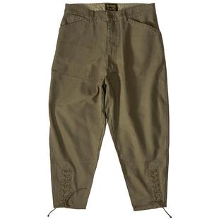 AK男装春秋新品VINTAGE复古全棉合体版马裤休闲裤男