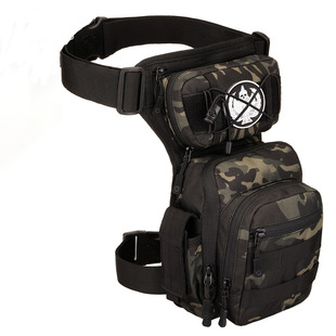 守护者战术腿包男多功能腰包户外运动绑腿包帆布骑行防水夏季腰包