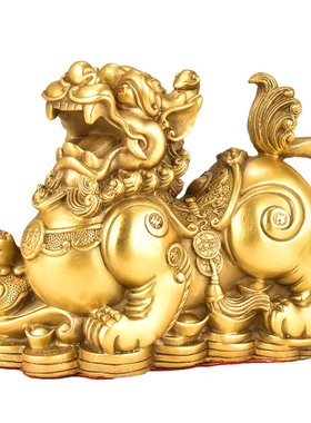 纯铜貔貅摆件招财客厅开业礼品