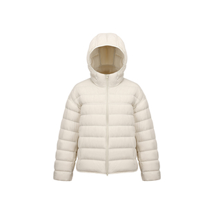 轻暖有型连帽鹅绒服 新国标90绒 三防工艺 绗缝廓形男女款羽绒服