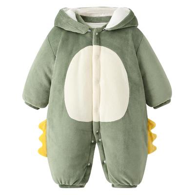 冬装婴儿衣服秋冬季夹棉加厚保暖
