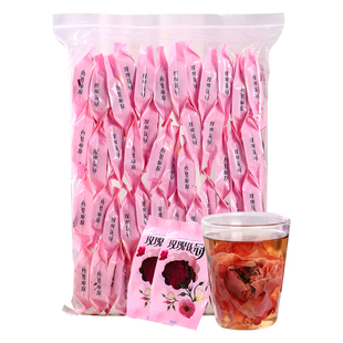 玫瑰花茶云南墨红玫瑰花干泡茶泡水喝的东西正品官方旗舰店养颜茶