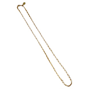 LLab 通体925银 波光粼粼极细唇印闪亮素链项链简约冷淡锁骨链