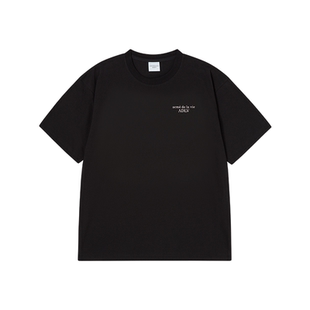 ADLV基础款AC熊Logo短袖T恤2025年新款潮流体恤男女同款百搭上衣