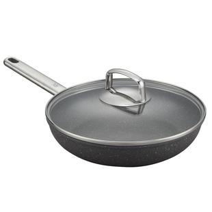 德国WMF福腾宝怀石不粘锅家用炒锅炒菜锅麦饭石色平底锅电磁炉