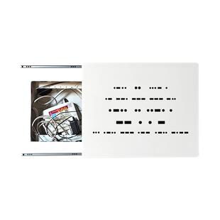 超薄推拉电表箱装饰画哑光纯白强电箱wifi信息箱散热摩斯密码挂画