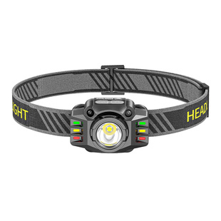 超轻量化头灯强光超亮充电头戴式户外夜钓鱼专用感应照明小手电筒