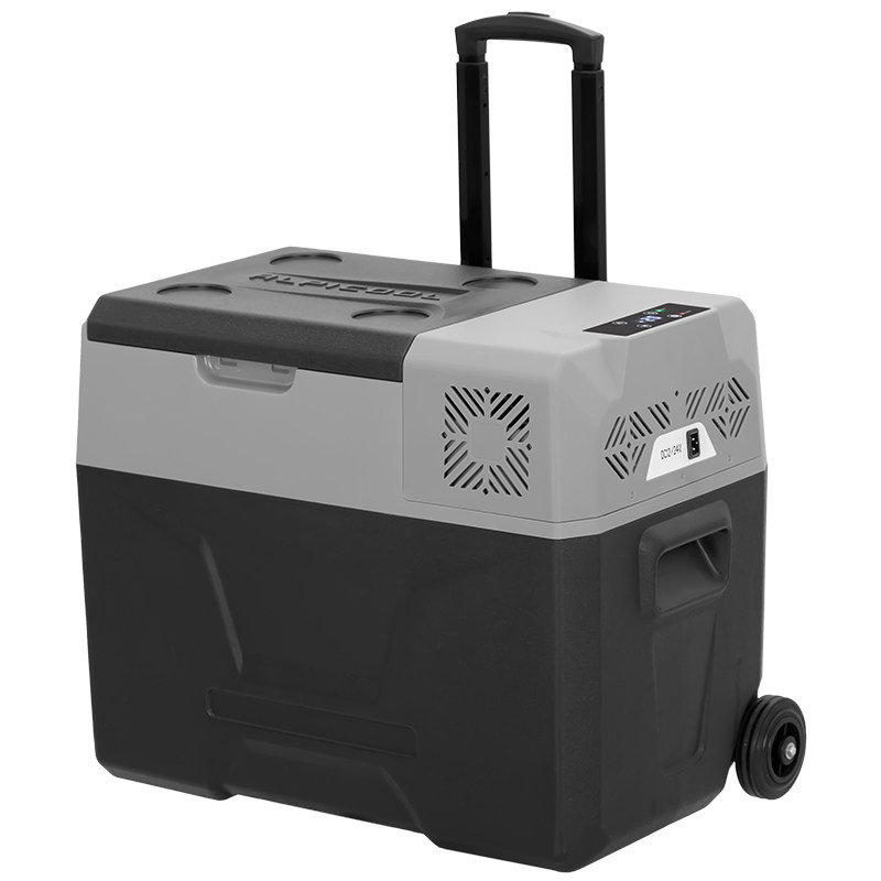 冰虎车载冰箱制冷压缩机车家两用户外12v24冷冻冷藏拉杆冰箱便携