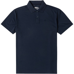Jack wolfskin/狼爪正品户外男士翻领短袖POLO衫5820015-1010