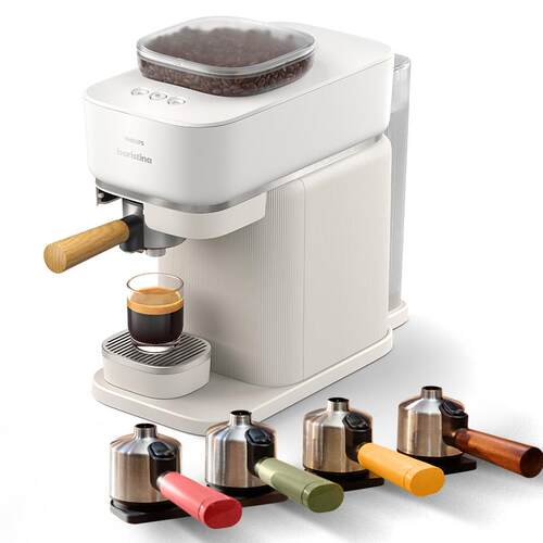 飞利浦Bar意式半全自动咖啡机家用小型现研磨一体办公室换新补贴