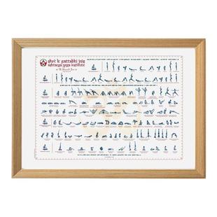 ［精选］乔伊斯阿斯汤加体式序列唱诵瑜伽馆掌门人肖像照片装饰画