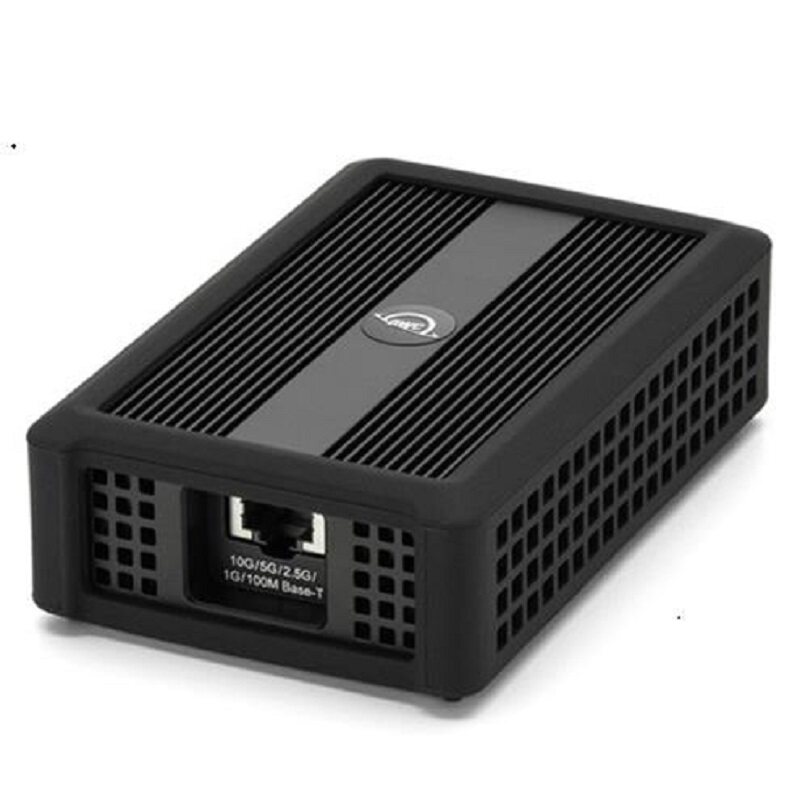 苹果接口OWC雷电3转10G万兆以太网络转接器电口无电源AVB音频