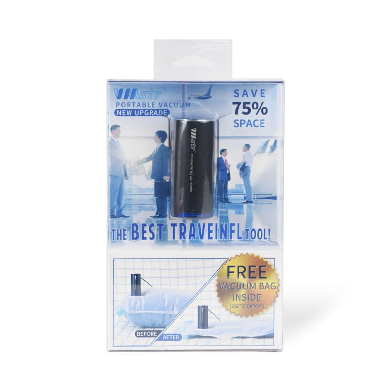 食品迷你抽真空机小型家用压缩衣服被子收纳袋电动抽气泵专用气筒