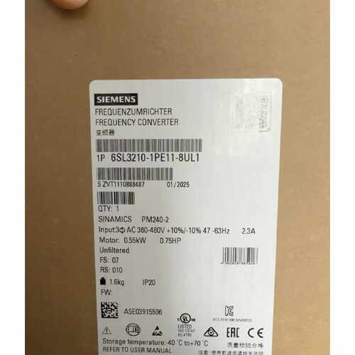 议价西门子G120  6SL3210-1PE11/12/13/14/16/18/21-8/3/2/1/0UL1