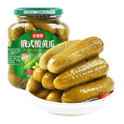 稻稻熊俄式酸黄瓜泡菜330g×1罐