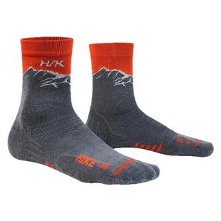 悍将山峰美利奴羊毛袜登山徒步运动袜户外中筒防臭减震保暖袜