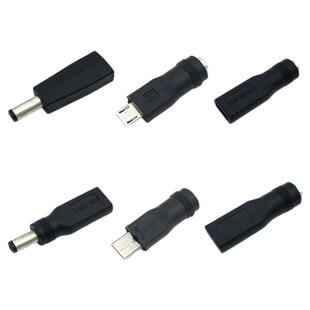 安卓Type-c手机micro usb母口转DC插头5.5*2.1mm公头转换头5V接口