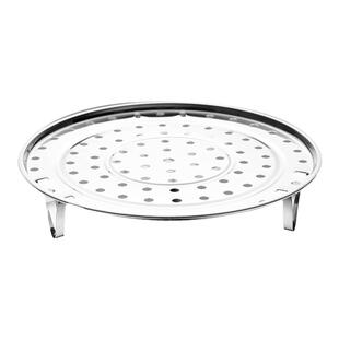 不锈钢蒸盘蒸笼加厚隔水蒸屉蒸架蒸锅篦子厨房蒸面包馒头烹饪用具