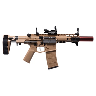 精击slr四代火控版本电动连发玩具吃鸡模型成人自动CS装备发射器