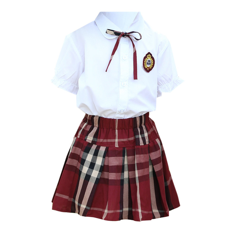 六一儿童合唱演出服小学生背带裤表演服幼儿园朗诵班服园服女套装