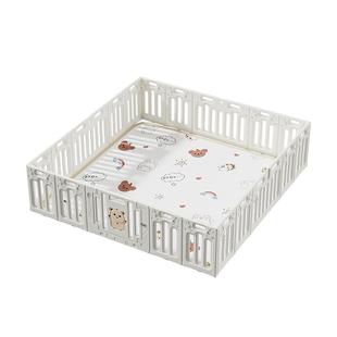 宝宝围栏防护栏婴儿室内家用游戏围栏儿童地上栅栏安全爬行垫乐园