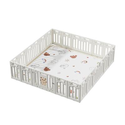 宝宝围栏防护栏婴儿室内家用游戏围栏儿童地上栅栏安全爬行垫乐园